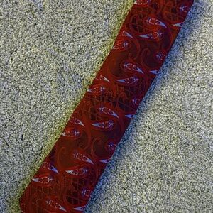 Red Paisley Tie NWT